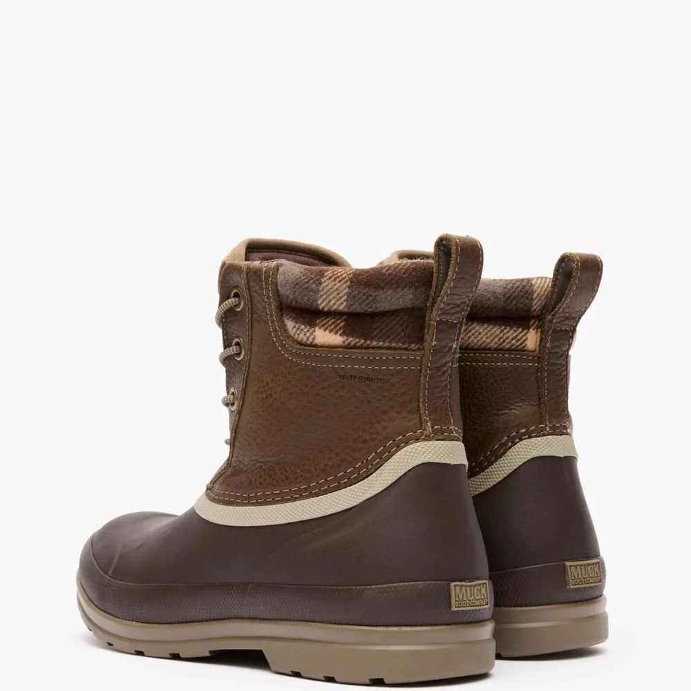 🔴Muck Boot Co. Women's Waterproof Brown Lace-Up Duck Boots